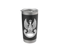 FUERZAS TERRESTRES POLACAS EJÉRCITO POLONIA FUERZAS ARMADAS ÁGUILA MILITAR Vaso térmico de acero inoxidable de doble pared
