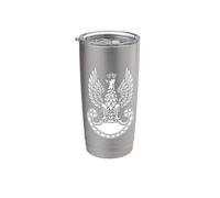 FUERZAS TERRESTRES POLACAS EJÉRCITO POLONIA FUERZAS ARMADAS ÁGUILA MILITAR Vaso térmico de acero inoxidable de doble pared