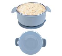 -Fütterungsschalen - Saugnapf Schüssel Für Kinder,Sicher Gegen Verbrühung Lebensmittelbehälter, Edelstahl Snack-Teller | Für Mahlzeitenvorbereitung Und Fütterungszubehör