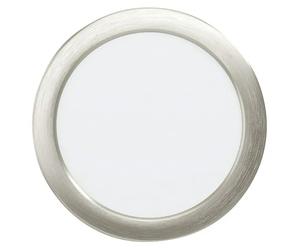 Fueva 6 Downlight empotrable LED redondo (10 W, Ø x Al: 16,6 x 3,1 cm, Níquel, 2.700 K - 6.500 K, IP20)