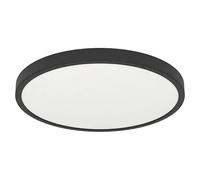 Fueva 6 Downlight empotrable LED redondo (17 W, Ø x Al: 39 x 25 cm, Negro, Blanco cálido)
