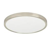 Fueva 6 Downlight empotrable LED redondo (17 W, Ø x Al: 39 x 25 cm, Níquel, Blanco cálido)