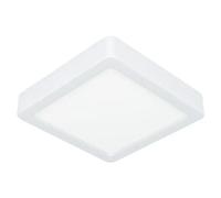 Fueva 6 Foco downlight de superficie LED (7 W, L x An x Al: 15 x 15 x 2 cm, Blanco, Blanco frío)