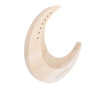 fUfIzU Instrumento Musical De Cuerda para Principiantes, Arpa De Lira De 7 Cuerdas En Forma De Luna, Instrumento Musical De Arpa De Lira, Haga Su Propio Bajo, Poste De Madera, Afinación De Silla