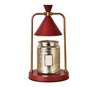 FUFRE Lámpara calentadora de velas, lámpara cálida eléctrica, lámpara aromática para cera con temporizador 2H/4H/8H, altura y brillo ajustables (J)