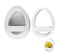 FUFRE Moldes de silicona para casas de la suerte, molde de silicona 3D casa grande portavelas, molde de fundición casa moldes de silicona casa para cera de soja velas jabón artesanía (B)