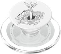 Fuga Puerro en el espacio divertido agujero negro PopSockets PopGrip para MagSafe