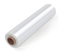 FUGACITY - Película de envoltura elástica de 15 pulgadas y 1000 pies para envolver palés, resistencia industrial, 1 rollo de envoltura de palés, rollo de plástico para suministros de mudanza, calibre