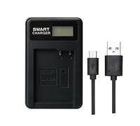 FUGASUN Pan DMW-BLC12 DMW BLC12 Cargador de batería de un Solo Cargador para Panasonic Lumix FZ1000, FZ200, FZ300, G5, G6, G7, GH2, DMC-GX8