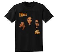 Fugees The Score Lauryn Hill Pras Wyclef Jean Vinyl 90's Hip Hop T-Shirt Mens Black Unisex Tees Shirt XXL