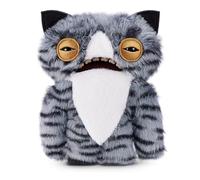 Fuggler Alley Cats Peluche 9" (Wide Eyed Cat) de ZURU - Monstruo Feo y Divertido con Dientes Humanos. Peluche Coleccionable para niños, Adolescentes, Adultos y Amantes de Gatos raros.