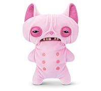 Fuggler Alley Cats Peluche 9" (Wrinkle McStinkles) de ZURU - Monstruo Feo y Divertido con Dientes Humanos. Peluche Coleccionable para niños, Adolescentes, Adultos y Amantes de Gatos raros.