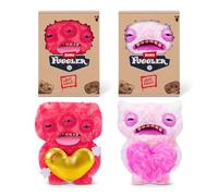 Fuggler Love Fugg Peluche 9" (2 Pack) de ZURU - Divertido Monstruo Feo de Peluche, Coleccionable siniestro-tierno San Valentín y para niños, Adolescentes y Adultos