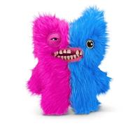 Fuggler Misfit Monsters de 23 cm Serie 1 de ZURU, Juguete de Peluche Funny Ugly Monster (Mr Screech - Rosa y Azul)