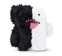 Fuggler Misfit Monsters de 23 cm Serie 1 de ZURU, Juguete de Peluche Funny Ugly Monster (Wide Eyed Boogah - Blanco y Negro)