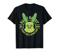 Fuggler Rabid Rabbit Green Originals, Divertido Monstruo Feo Camiseta
