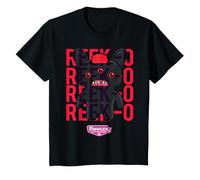 Fuggler Reek-O Negro Peludo Fuggs Niños Camiseta