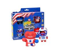 Fuggler USA 250 Anniversary - Figuras coleccionables de 5 unidades, caja de lujo, personajes misteriosos, edición patriótica, 25 estilos, figura oculta rara, juguete oficial D