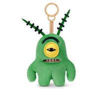 Fuggler ZURU - Llavero de peluche de Bob Esponja de 5 pulgadas, divertido animal de peluche con clip, varios personajes disponibles, Múltiples (rosa, amarillo, verde, verde menta), 5-inch