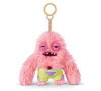 Fuggler ZURU - Llavero de peluche de Bob Esponja de 5 pulgadas, divertido monstruo feo con clip, varios personajes disponibles, Múltiples (rosa, amarillo, verde, verde menta), 5-inch