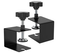 FUGGY Abrazaderas de instalación Frontal de cajón, Clips de fijación de cajón de Acero Inoxidable, Herramienta de gabinete de Plantilla rápida, Muebles de carpintería estables, 2 uds.