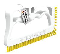 Fuginator | Cepillo de lechada para Limpieza de Juntas en el baño, Cocina y hogar (Blanco/Amarillo)