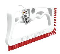 Fuginator | Cepillo de lechada para Limpieza de Juntas en el baño, Cocina y hogar (Blanco/Rojo)