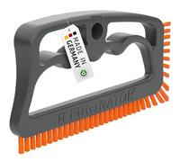FUGINATOR® Cepillo para Juntas Gris/Naranja, Cepillo de Limpieza para Limpieza de Juntas en baño, Inodoro, Cocina de Azulejos y Paredes - Práctico Cepillo para Juntas y Azulejos