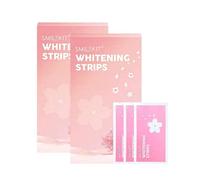 FUGLUS 14 Pares Tiras Blanqueadoras Dentales, Elimina Manchas Difíciles de Café y Refresca el Aliento, Aplicación Fácil y Cómoda para Blanqueamiento Dental Eficaz (Incluye 28 Tratamientos)