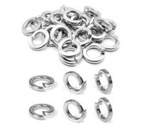 FUGLUS 20 arandelas de resorte M12, arandelas de resorte de acero inoxidable A2/V2A, arandelas lisas, arandelas de cuerpo, arandelas de resorte en espiral, tamaño de anillo de retención seleccionable
