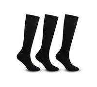 FUGLUS 3 Pares Bota Ortopédica Fija Alta Calcetines Corrección Médicos Transpirables para Mujer y Hombre, Compatible con Zapatos o Botas Quirúrgicos para Caminar Diario