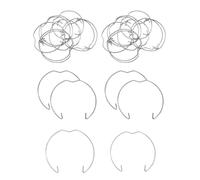 FUGLUS 30pcs anillos resorte retención Cierre clip retención bombilla Soporte luz empotrada Soporte bombilla halógena, para focos empotrados Focos descendentes techo Luces de techos