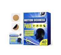 FUGLUS 40 Parches Contra El Mareo Por Viaje Y Mareo Por Mar，adultos mareo， parches para el mareo，Para Viajes En Coche Y Barco, Cruceros Y Vuelos，Dura 72 horas
