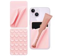 FUGLUS Funda móvil lip Gloss,lip Gloss Labial,Ventosa per Telefono, Silicone Ventosa Telefono, funda labial,con Ranura Tarjetas y Ranura para Pintalabios,Compatibile Con Tutti I Modelli Di Telefono