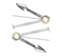 FUGLUS Herramienta de limpieza de metal para pipa de fumar 3 en 1 tubos de tabaco multifunción escariador Tamper Pokers herramienta de regalo para hombres, gadgets de Navidad, amigo,2 paquetes