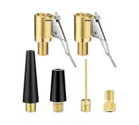 FUGLUS Juego de adaptadores de válvula multifuncional: compatible con Bosch EasyPump, apto para neumáticos de coche, bicicletas y pelotas