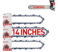 FuGuiB 14 Pulgadas Cadena Motosierra,3/8"LP 1,3 mm 52 Eslabones 35 cm Cadenas Para Motosierras Paquete De 3,Minicadenas De Repuesto De, Compatibile con Husqvarna 135, 136, 235, 235E, 236