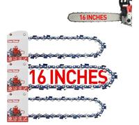 FuGuiB 16 Pulgadas Cadena Motosierra,3/8"LP 1,3 mm 56 Eslabones 40 cm Cadenas Para Motosierras Paquete De 3,Minicadenas De Repuesto De, Compatibile con Husqvarna 120 Mark II, 135, 135e, 141, 235E