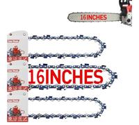 FuGuiB 16 Pulgadas Cadena Motosierra,3/8"LP 1,3 mm 57 Eslabones 40 cm Cadenas Para Motosierras Paquete De 3,Cadena Motosierra De Repuesto De, Compatibile con Oregon 91P057x, Titan TTB355CHN, TTL632CHN