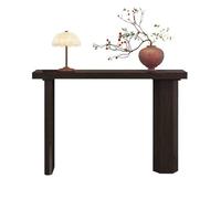 FUHAI-666 Mesa Consola Chinese-Style Wooden Entryway Table Partition Wall-Mounted Console Cabinet(XL)