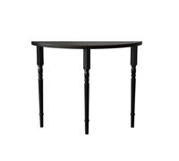 FUHAI-666 Mesa Consola Mesa de Entrada semicircular Madera con gabinete Pared Estrecha for Almacenamiento(Grande)