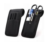 Fuhesgu 2 Pcs Porta Bolígrafos Cinturón Edc Pouch Porta Bolígrafos 6 Bolsillo Porta Herramientas para Cinturón para Cúter Destornillador Bolígrafos Reglas Tijeras, Tejido Oxford Impermeable 28x10cm