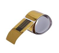 Fuhjythy 100 x Dorado Guia de forma de extension de puntas del arte de una Herramienta DIY francesa Acrilico UV Gel
