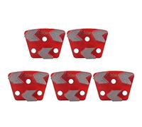 Fuhjythy 5PCS Diamond Floor Grinding Pad Disc 30 Grit Metal Bond Raspador para Grinder Floor Concrete