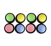 Fuhjythy 8 Piezas Squeeze Sound Box Music Box BotóN de Sonido de Voz Grabable Suministros para Fiestas BotóN de ComunicacióN Buzzer Sounding BoxA