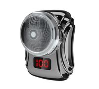 Fuhjythy Afeitadora EléCtrica USB Recargable Pantalla Digital Afeitadora Mini PortáTil Multifuncional Viaje Hombres Maquinillas de Afeitar Impermeable-B