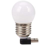 Fuhjythy Bombilla LED USB Mini luz de Noche Abrazadera lampara de sobremesa de Ordenador portatil de Noche LED Luz USB Flexible Linterna al Aire Libre Lampara de Emergencia