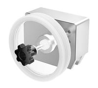 Fuhjythy Lavadora Ultrasónica de 6L con Soporte Limpiador Giratorio de Vinilo para Lavar Discos LP EP de 7-12 Pulgadas 1 RPM/MIN