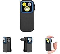 Fuhjythy Linterna Oclip Ultra EDC: 530 Lúmenes, Recargable Tipo C, Reflector, Luz UV, Clip Magnético.
