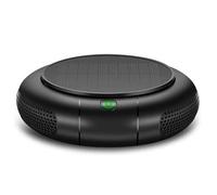 Fuhjythy Purificador de Aire Solar USB para Coche con Filtro HEPA, 1200 MAh, Generador de Iones Negativos, PM2.5 y Eliminación de Humo para un Aire Interior Fresco.